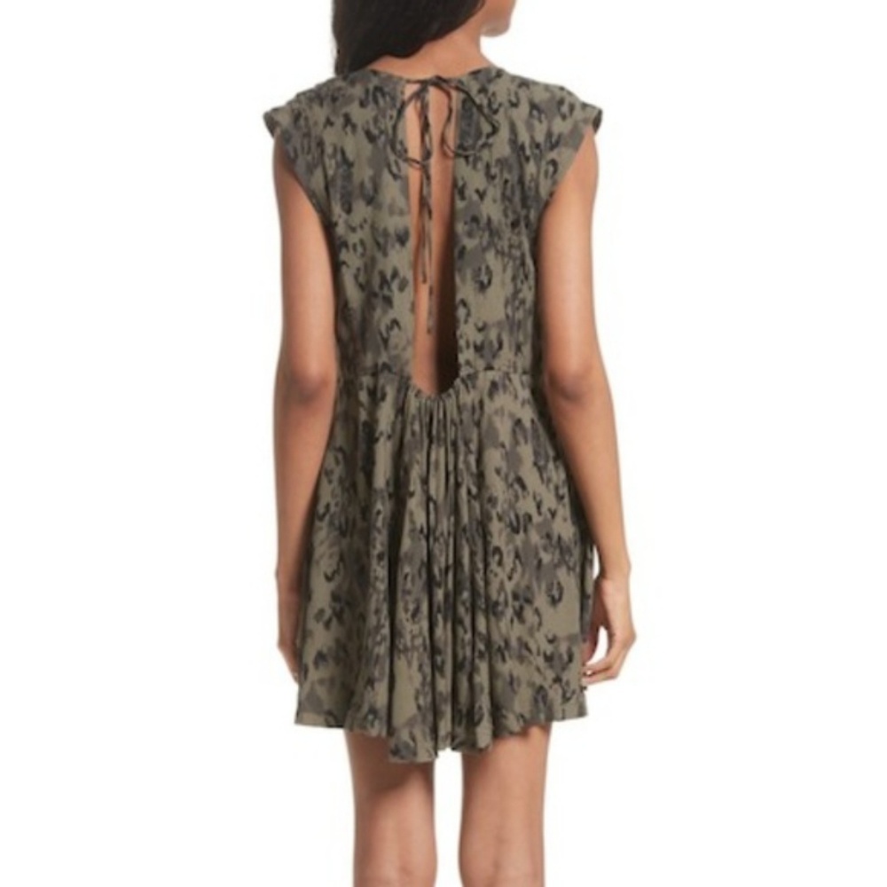 Free People Womens Fake Love Printed Mini Dress - Picture 2 of 3